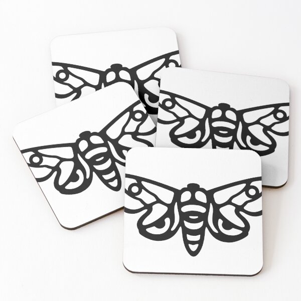 Item preview, Black Moth Silhouette (openwork) designed and sold by XOOXOO.