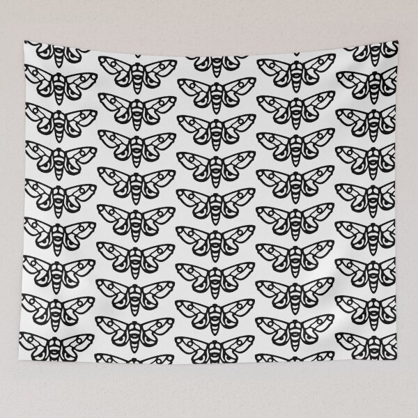 Item preview, Black Moth Silhouette (openwork) designed and sold by XOOXOO.