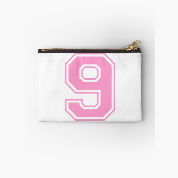 Item preview, Varsity Team Sports Uniform Number #9 - Pink designed and sold by RiplMedia.