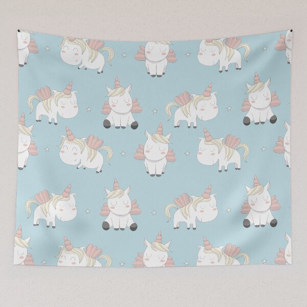 Item preview, Pegacorn - mint blue designed and sold by PeppermintCreek.