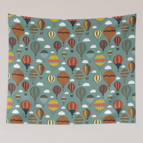 Item preview, Vintage Hot Air Balloons designed and sold by Pamela Maxwell.