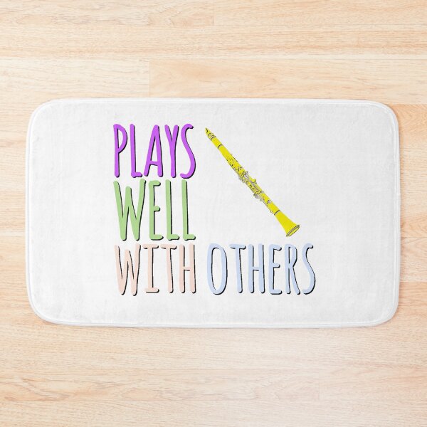 Item preview, Plays Well With Others - Clarinet designed and sold by BandMomDesigns.