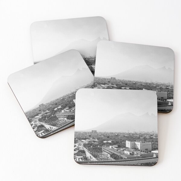 Item preview, Monterrey, Mexico panorama in black and white designed and sold by Hochmann.