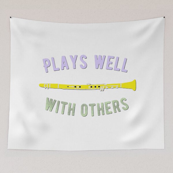 Item preview, Plays Well With Others - Clarinet designed and sold by BandMomDesigns.