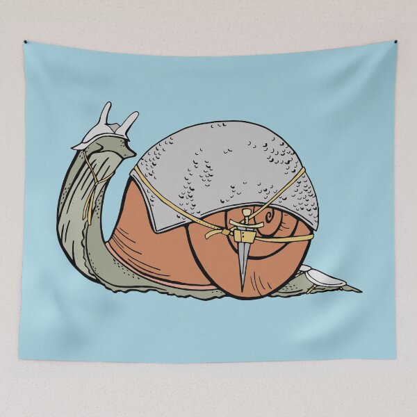 Item preview, Warrior Snail Suited Up for Battle designed and sold by Otter-Grotto.