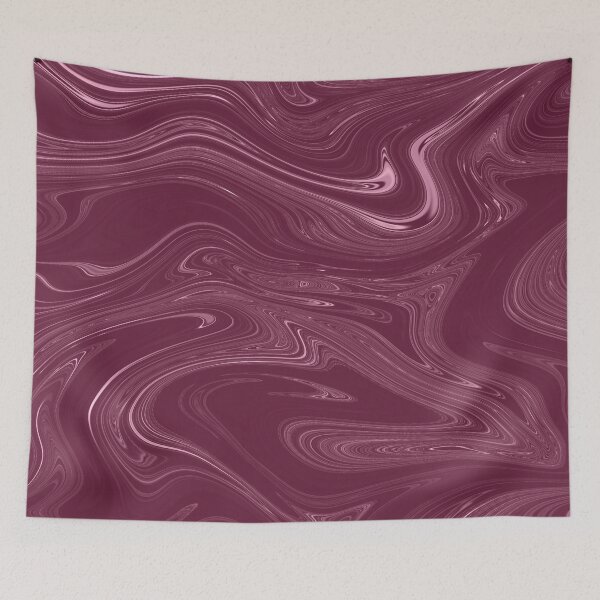 Item preview, Plum Liquid Marble designed and sold by HomeLivingCo.