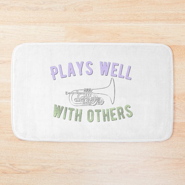 Item preview, Plays Well With Others - Mellophone designed and sold by BandMomDesigns.