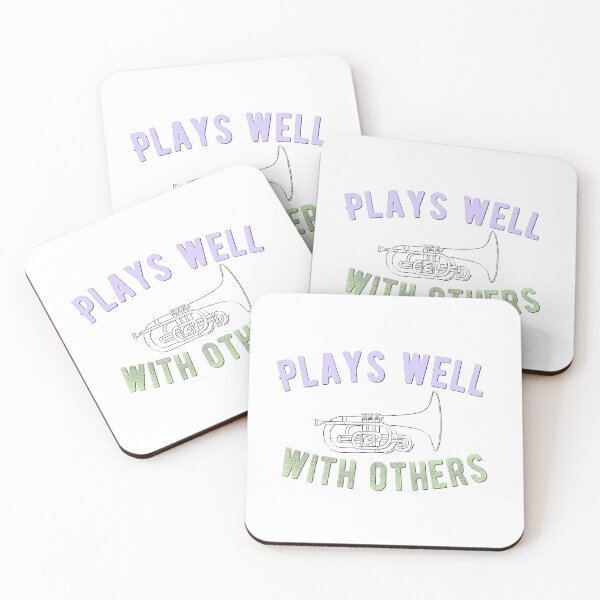 Item preview, Plays Well With Others - Mellophone designed and sold by BandMomDesigns.