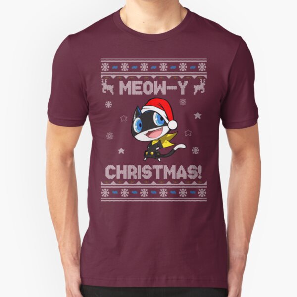 Morgana Meow-y Christmas! Slim Fit T-Shirt