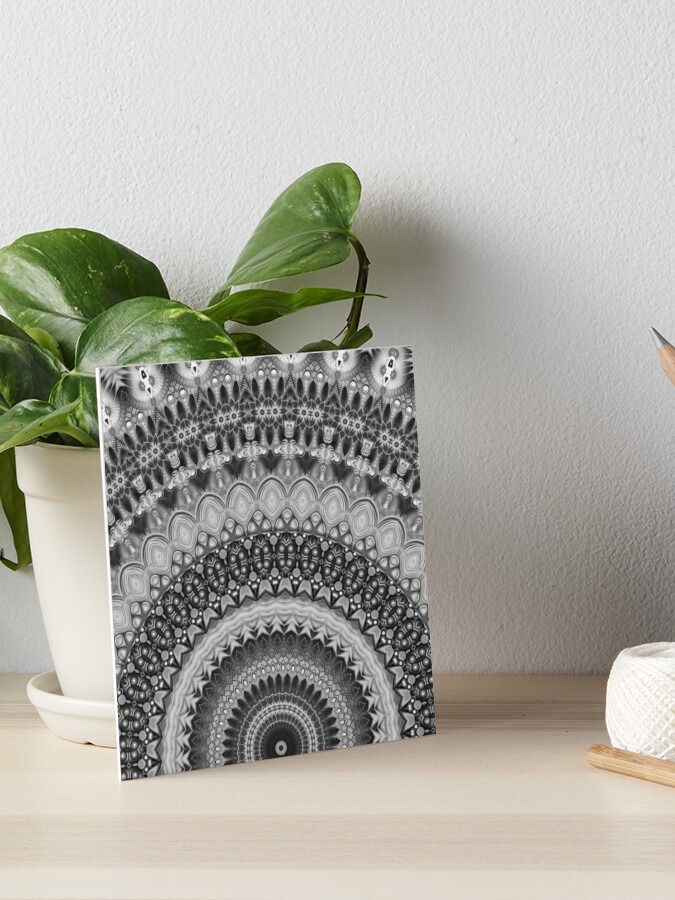 Mandala, Yoga Love, Sage Green, Boho Art | Poster