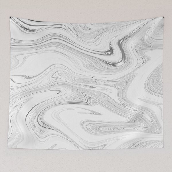 Item preview, White Liquid Marble designed and sold by HomeLivingCo.