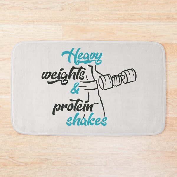 Item preview, Heavy Weights and Protein Shakes Workout Fitness Gym Wear designed and sold by IslandLakeTree.