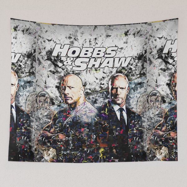 Item preview, hobbs n shaw abstract art designed and sold by TwoRabbits.