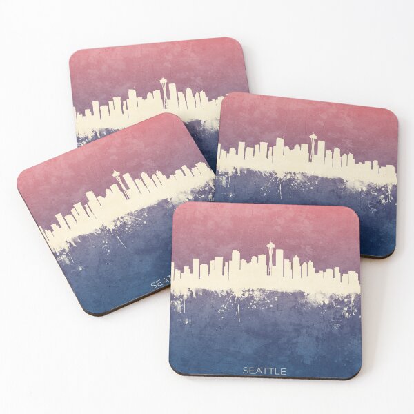Item preview, Seattle Washington Skyline designed and sold by ArtPrints.