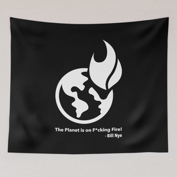 Item preview, The Planet is on F*cking Fire! (censored) designed and sold by Thelittlelord.