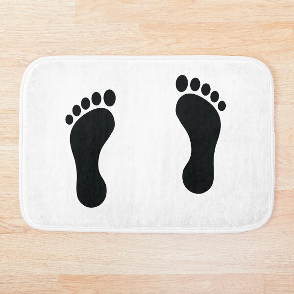 Footprint Bath Mat