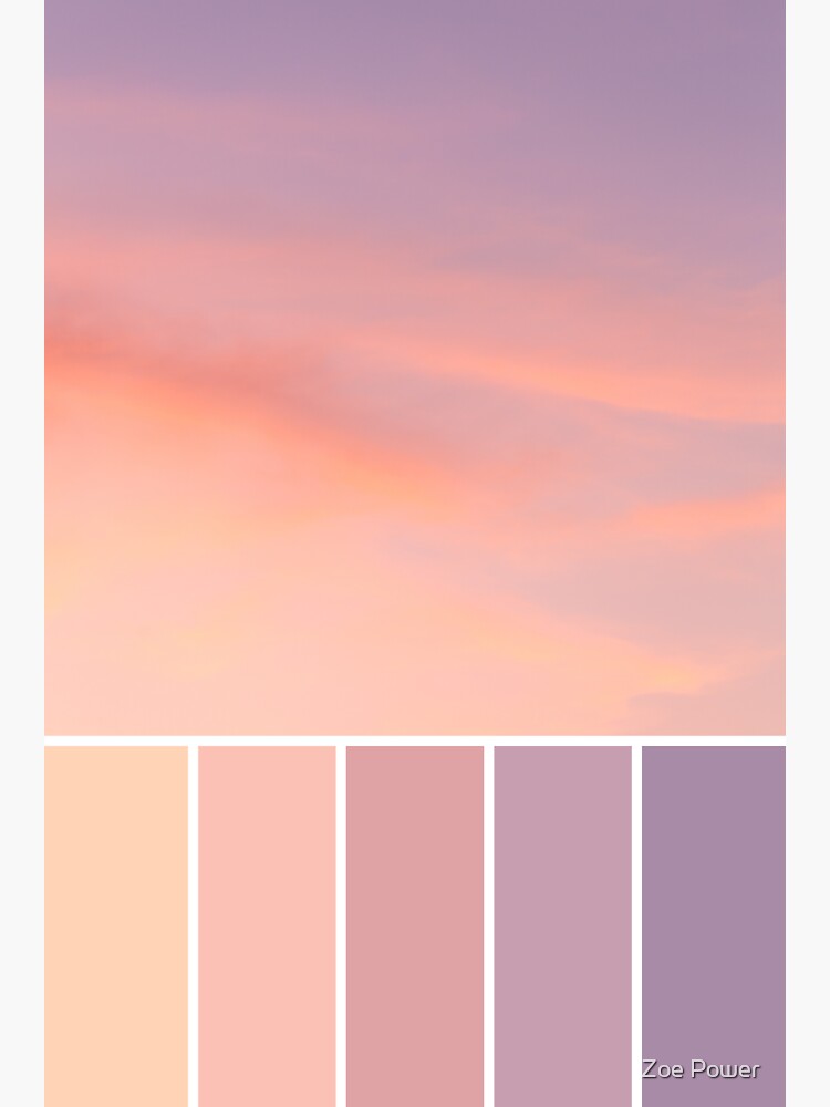 Purple and Orange Sunset Color Palette