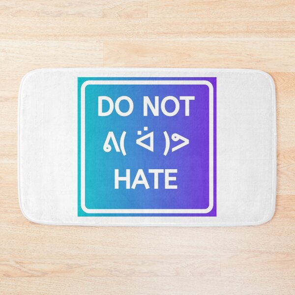 Item preview, Text Emoji No Haters Sign designed and sold by SpiffyD.