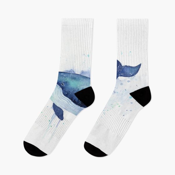 Item preview, Galaxy Whale Watercolor designed and sold by Olga Shvartsur.