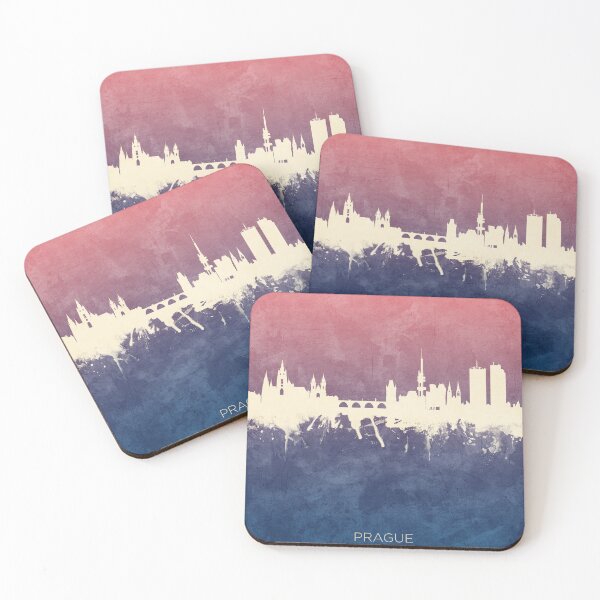 Item preview, Prague (Praha) Czech Republic Skyline designed and sold by ArtPrints.
