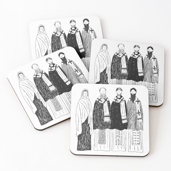 Item preview, The Four Cappadocians (Basil, Gregory, Gregory, Macrina)  designed and sold by Chris Corbin.