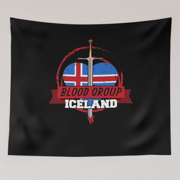 Item preview, Iceland blood group Reykjavik Scandinavia love designed and sold by CORZ.