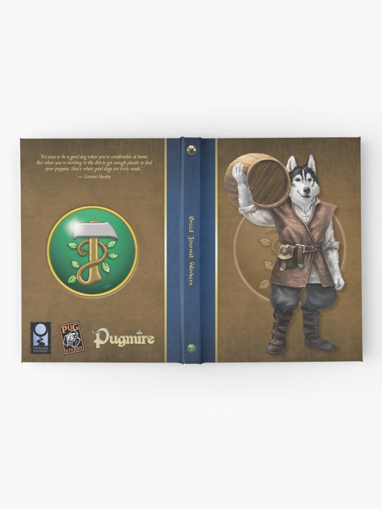 Alternate view of Pugmire: Gemini Husky, Worker Breed Hardcover Journal
