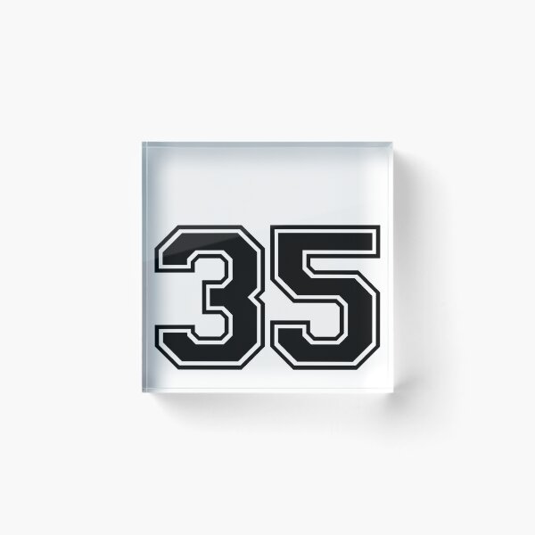 Item preview, Varsity Team Sports Uniform Number #35 - Black designed and sold by RiplMedia.