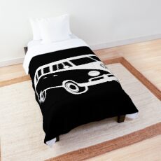 Mens VdUB Campervan vdub Camper Retro camp Van Top camp Comforter