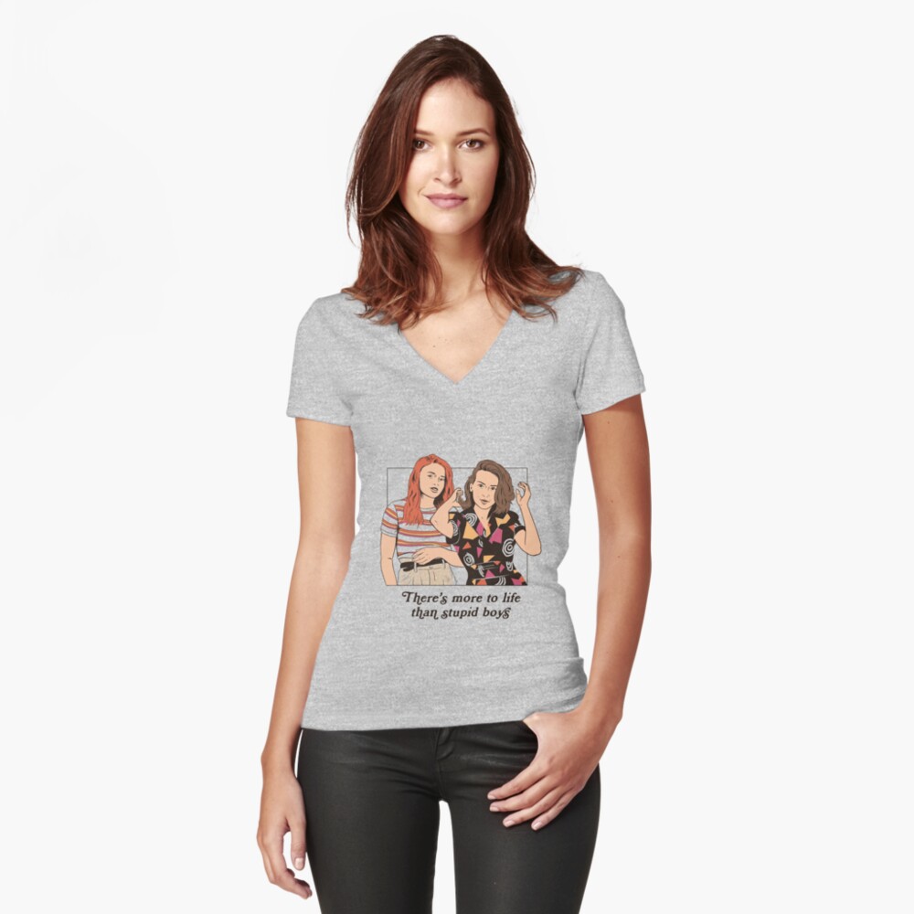 Item preview, Fitted V-Neck T-Shirt designed and sold by jeniferprince.