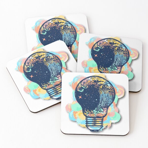 Item preview, Storm in a light bulb color tattoo designed and sold by yourworldusa.