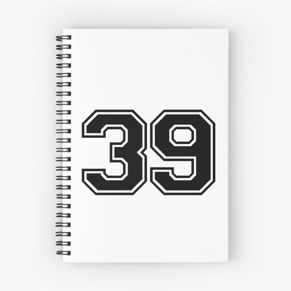 Item preview, Varsity Team Sports Uniform Number #39 - Black designed and sold by RiplMedia.