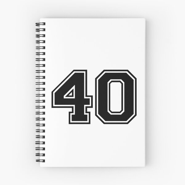 Item preview, Varsity Team Sports Uniform Number #40 - Black designed and sold by RiplMedia.