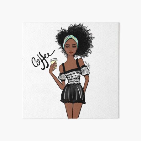 Coffee please Art Board Print