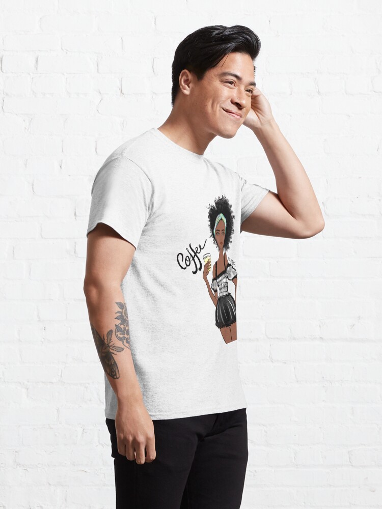 Alternate view of Coffee please Classic T-Shirt