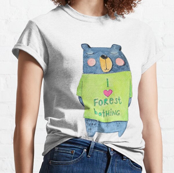 Forest Bathing Bear Classic T-Shirt