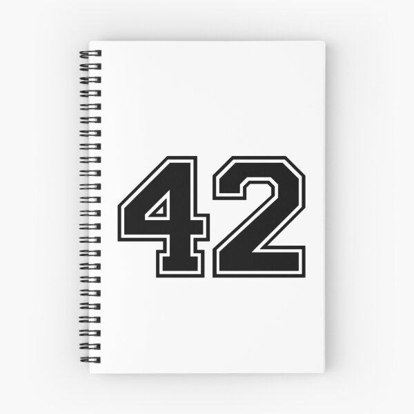 Item preview, Varsity Team Sports Uniform Number #42 - Black designed and sold by RiplMedia.