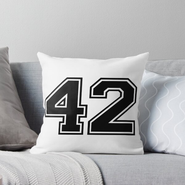 Item preview, Varsity Team Sports Uniform Number #42 - Black designed and sold by RiplMedia.