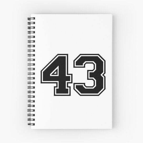 Item preview, Varsity Team Sports Uniform Number #43 - Black designed and sold by RiplMedia.