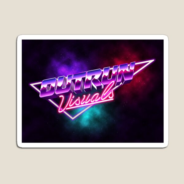 Outrun Visuals Logo Magnet