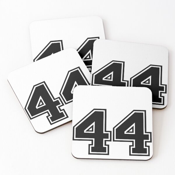 Item preview, Varsity Team Sports Uniform Number #44 - Black designed and sold by RiplMedia.