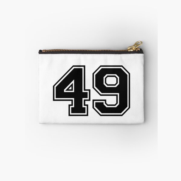 Item preview, Varsity Team Sports Uniform Number #49 - Black designed and sold by RiplMedia.
