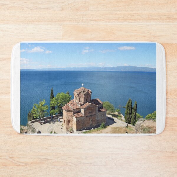 Item preview, Jovan Kaneo orthodox church Ohrid Macedonia landscape designed and sold by goceris.