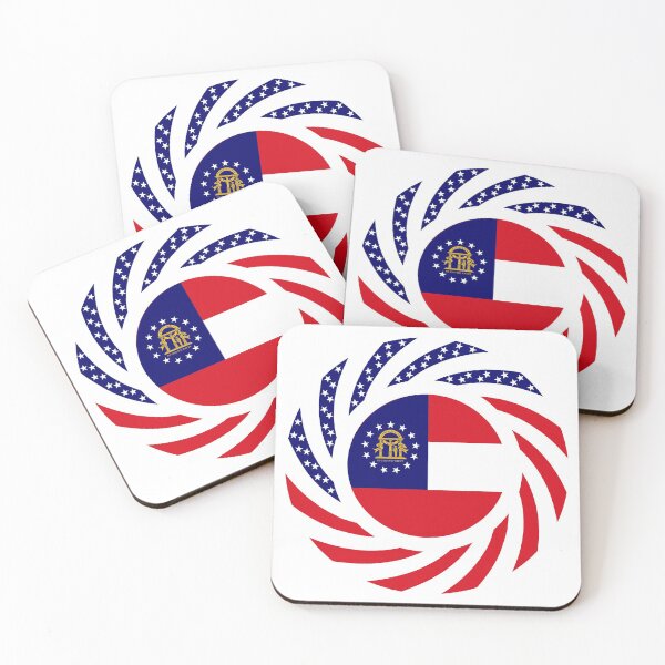 Item preview, Georgian Murican Patriot Flag Series designed and sold by Carbon-Fibre Media.