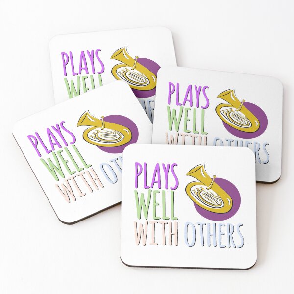 Item preview, Plays Well With Others - Tuba designed and sold by BandMomDesigns.