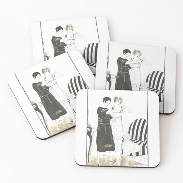 Item preview, Simeon, l’essai du corset 1922 French Fashion Vintage designed and sold by simpson92.