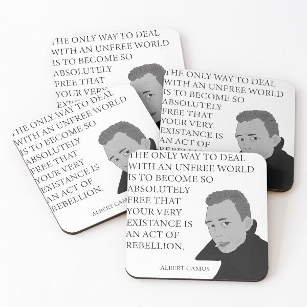 Item preview, Albert Camus- The Only Way To Deal With an Unfree World designed and sold by wordsandwords.