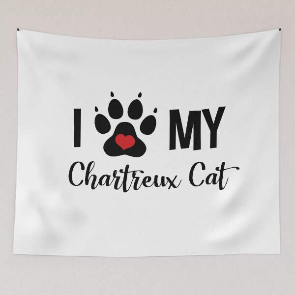 Item preview, I Love My Chartreux Cat designed and sold by InspiredQuotes.