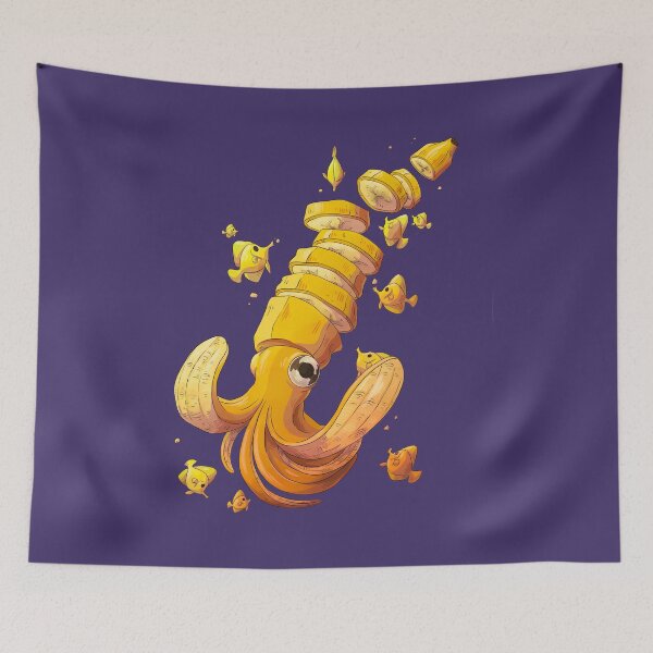 Item preview, Banana Squid designed and sold by VictoriaHamre.