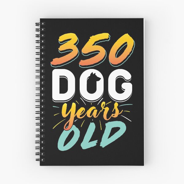 Item preview, 350 Dog Years Funny 50th Birthday Gift Design Idea print designed and sold by Lisbob.